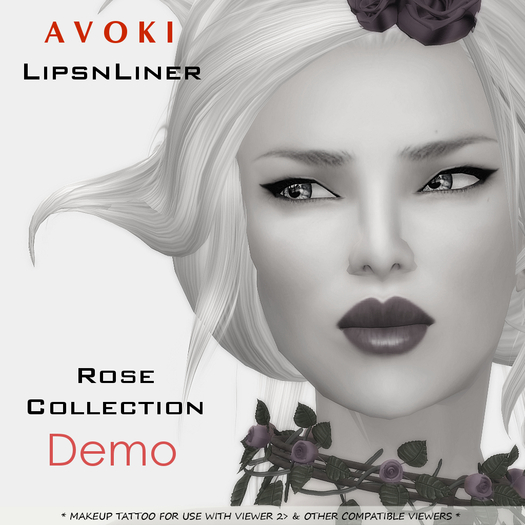 AVOKI - Lips-N-Liner - Rose Collection - *DEMOS*