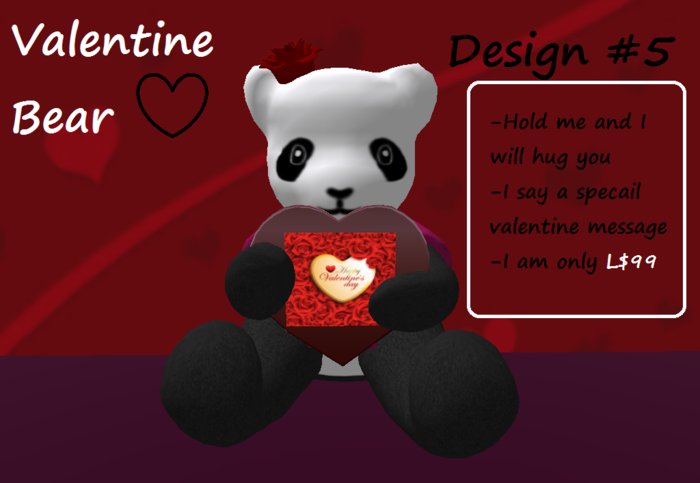 Valentine Bear Female (Panda)