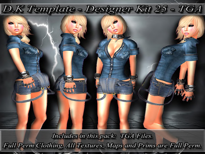 D.K Template - Designer Kit 25 - TGA