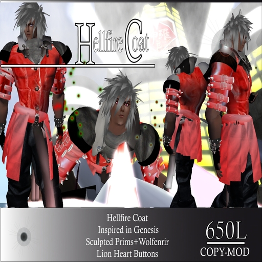 HellFire Genesis inspired ffvii ff7 50% OFF  final fantasy