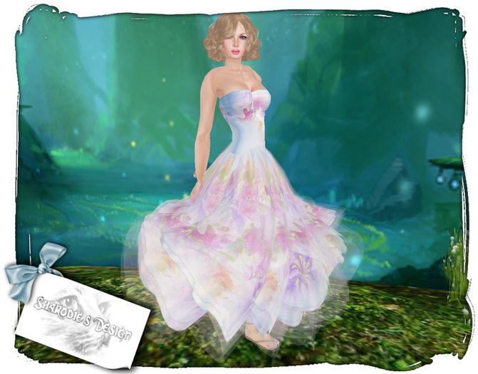~*~Shar's Gowns~*~Spring Fields sky gown