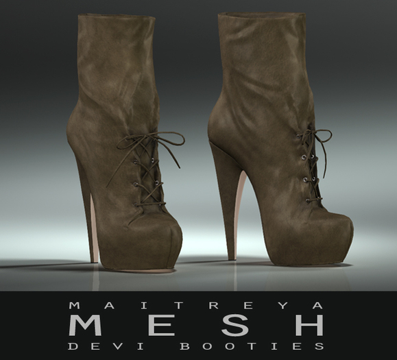 Maitreya Mesh * Devi Booties Olive