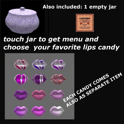 Lips candy pack PINK