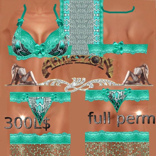 ensemble peau de serpent vert