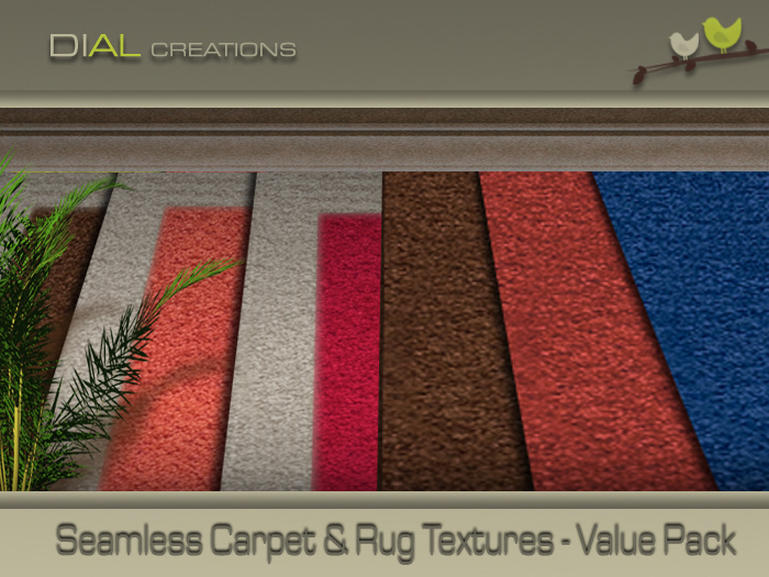 NEW!!! Classic Carpet and Rug Textures - Set 5 - Value Pack