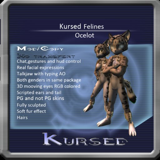 kursed feline ocelot avatar box