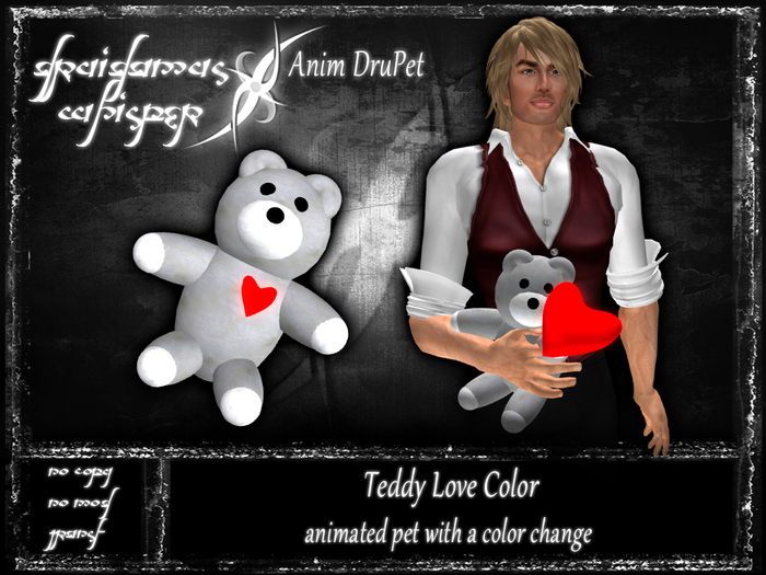 Anim DruPet - Teddy Love Color BOX