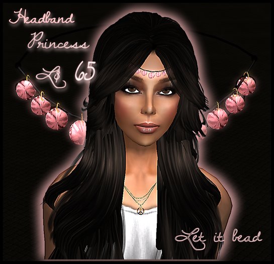 Headband princess pink