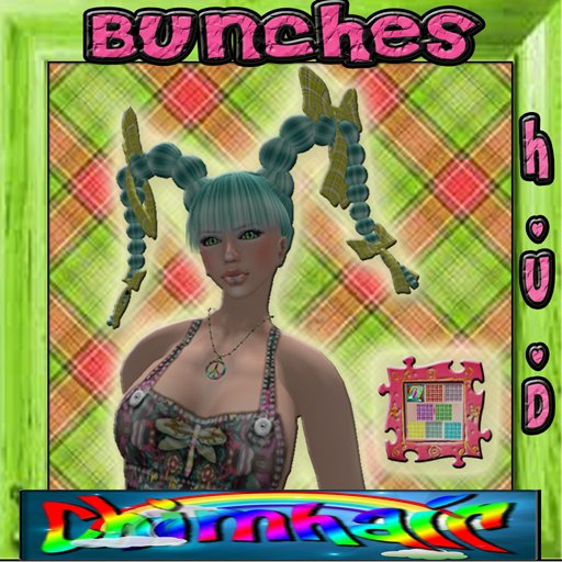 %.:ChimHair:.%  Bunchies/Braids Blue