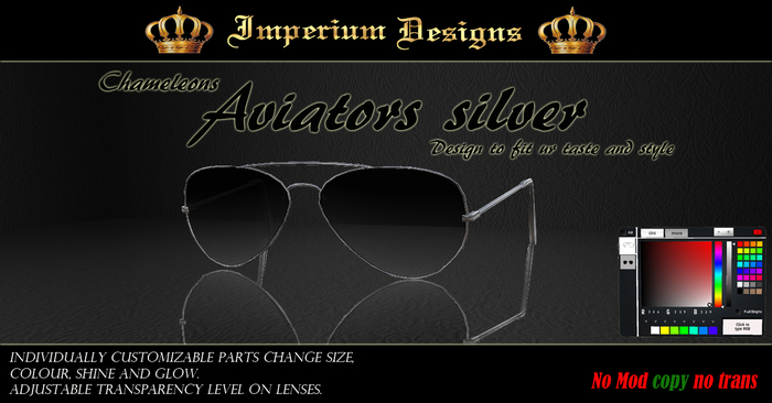 chameleons Aviators silver