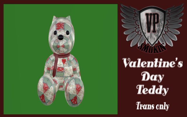 Valentine's Day Teddy Poof 3