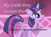 My Little Pony - Twilight Sparkle Gesture Pack