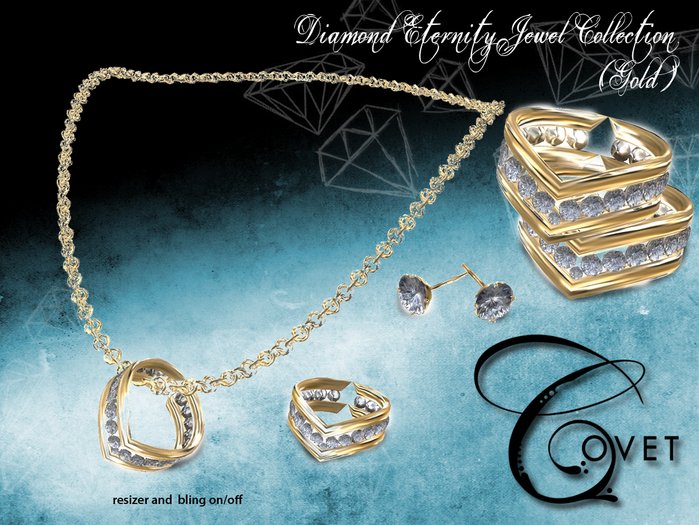 {Covet} Diamond Eternity Jewel Collection (Gold)