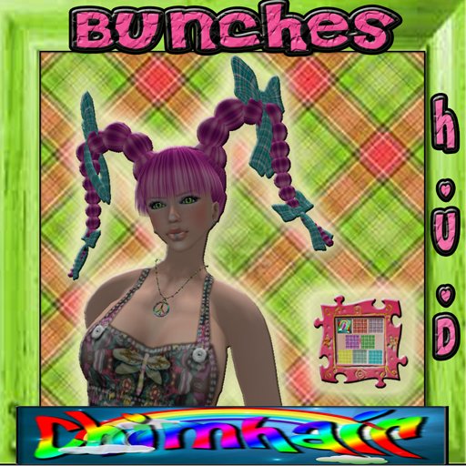 %.:ChimHair:.%  Bunchies/Braids  Pink
