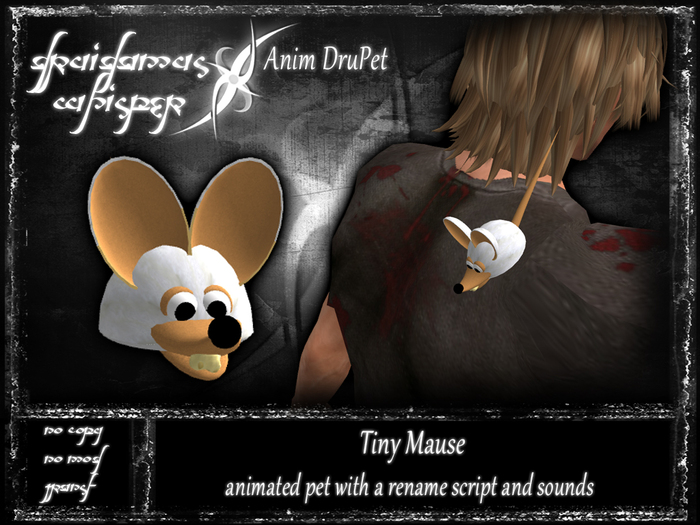 Anim DruPet - Tiny Mause - SALE