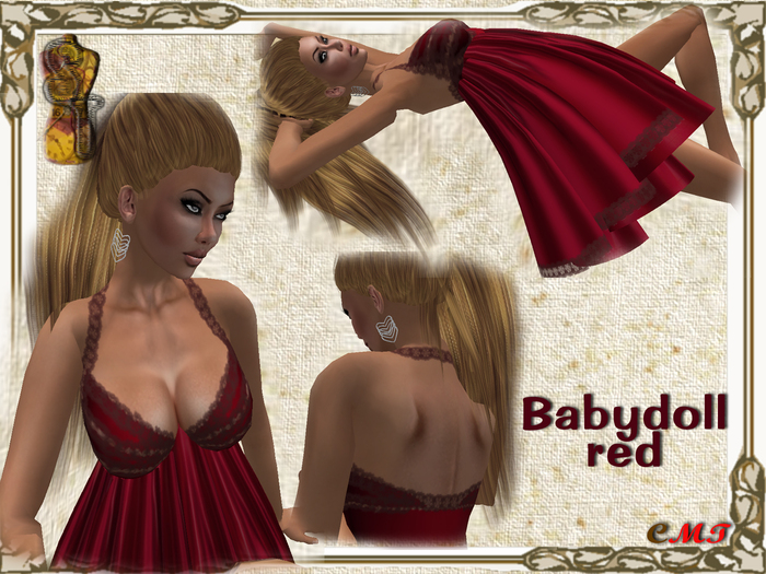 !Babydoll red