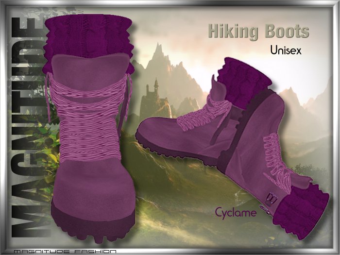MF-hiking boots - cyclame