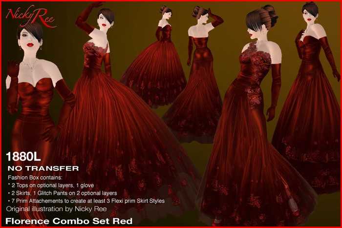 *NR* Florence Combo Set Red