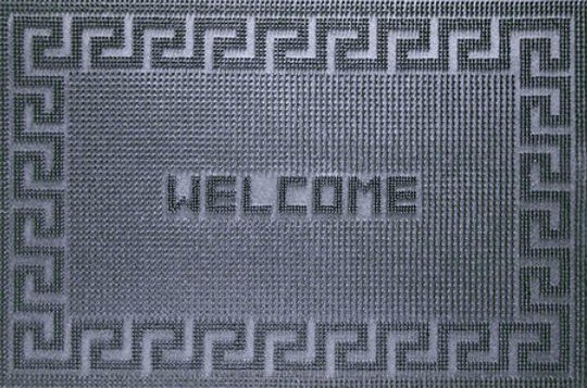 Silver Welcome Home Mat