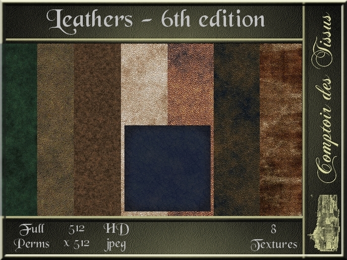 8 Leathers - 6th edition - FULL PERMS Textures