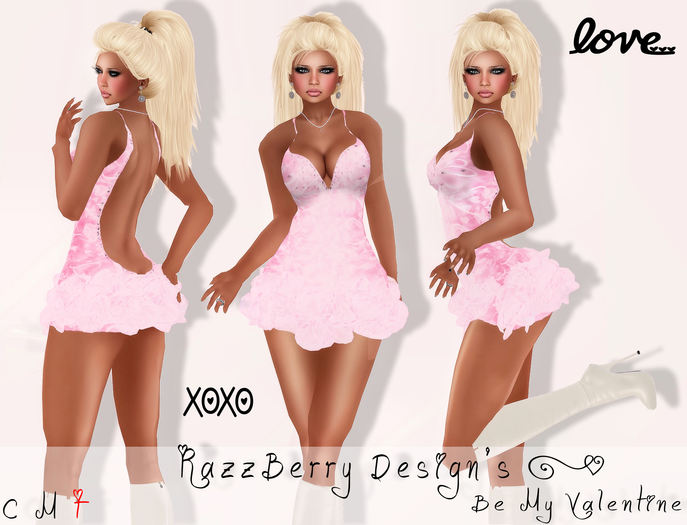 ~:Razzberry:~ Be My Valentine - Pink Hearts