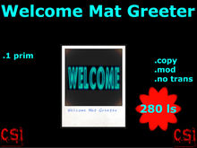 Welcome Mat Greeter(box)