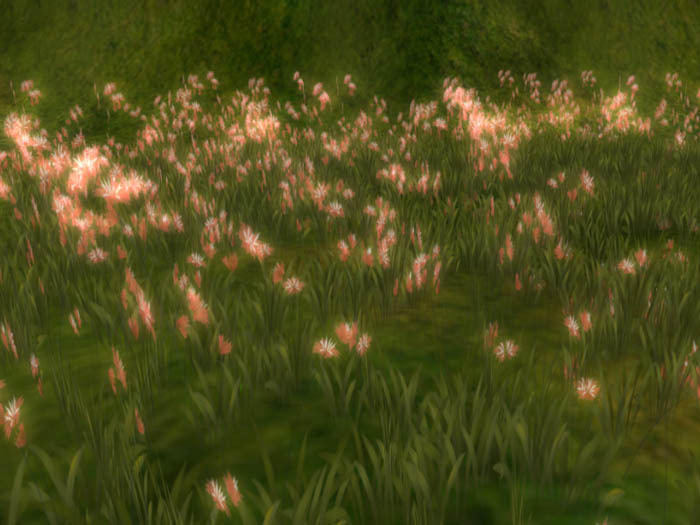 Tiny Glow Flower red