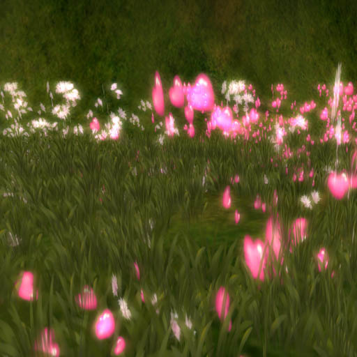 Tiny Glow Flower pink & Heart pink
