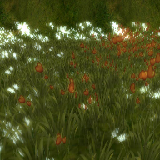 Tiny Glow Flower white & Heart choco