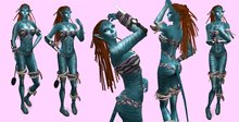 KL PANDORA OUTFIT WITH HAIR AND SHOES