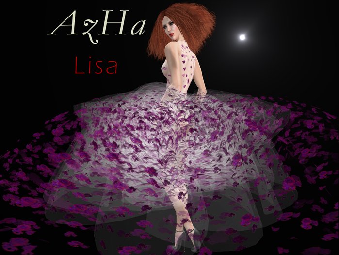 Second Life Marketplace - AzHa Gowns * Lisa purple