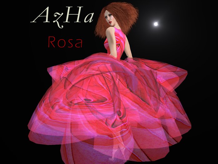 Second Life Marketplace - AzHa Gowns * Rosa fuschia