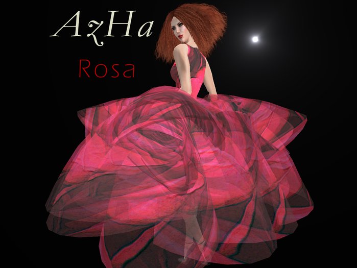 Second Life Marketplace - AzHa Gowns * Rosa pink