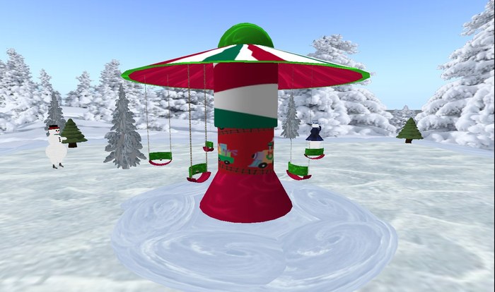 skating Mrs. Snowman