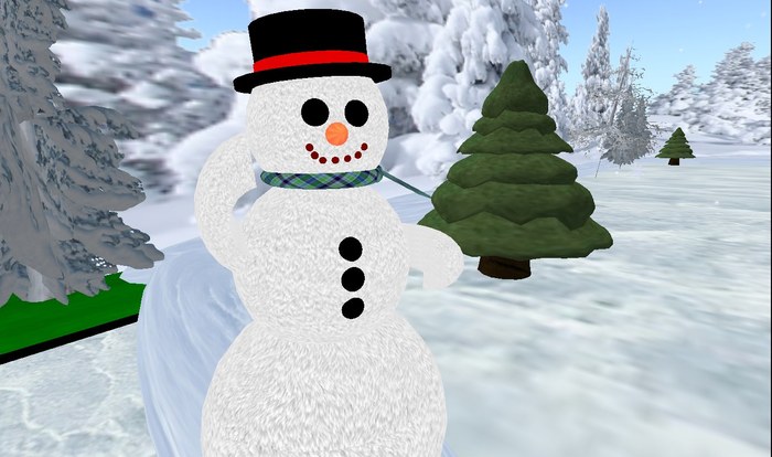 Frosty Snowman - Skate and gift giver
