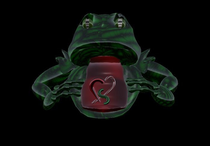 LLLDesign Gothic Candy Holder_Frog[BOXED]