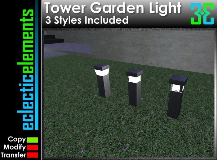 Tower Garden Lights / 3 Styles