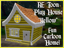 RE Toon Play House - Yellow - A Fun Home For Kids of all Ages!