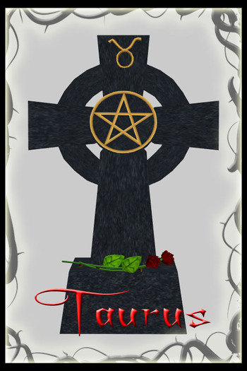 Celtic Cross Tip Jar - Taurus