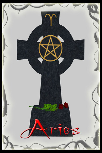 Celtic Cross Tip Jar - Aries