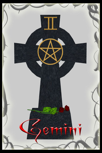 Celtic Cross Tip Jar - Gemini