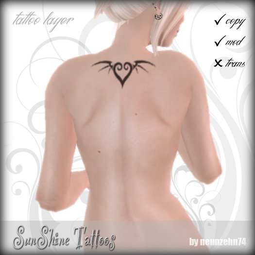 SunShine Tattoos . ST Flying Heart 