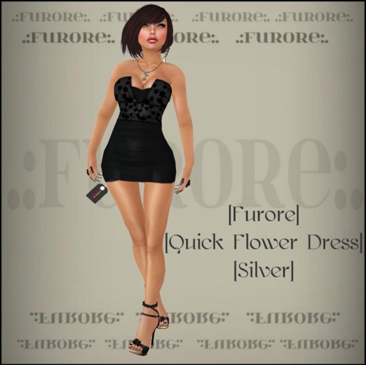 [Furore] Quick Flower Dress *SILVER*