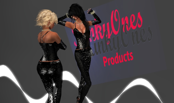 KinkyOne's Glitterpants BLACK Mod+ Copy