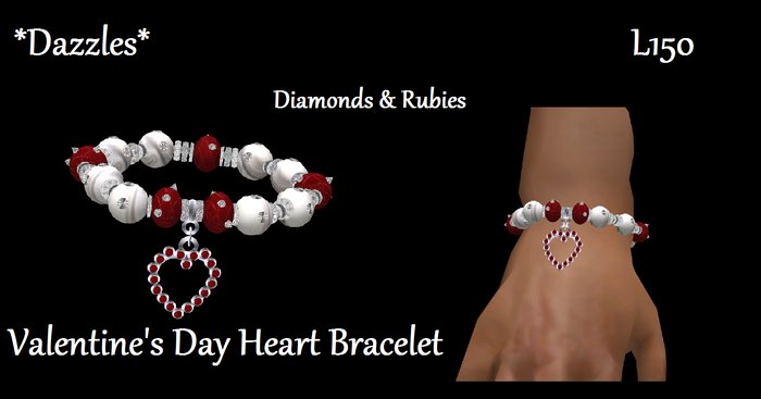 Valentine's Day Heart Bracelet