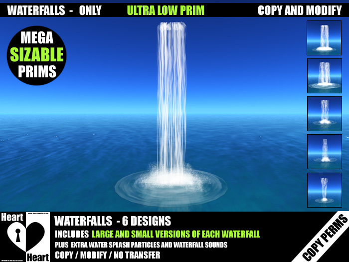 Waterfalls - Water Only - C/M