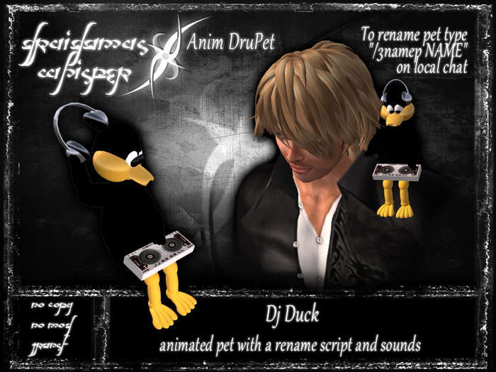 Anim DruPet - Dj Duck - SALE