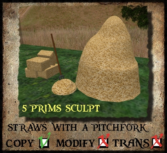 Lamor - Box Straws with a pitchfork