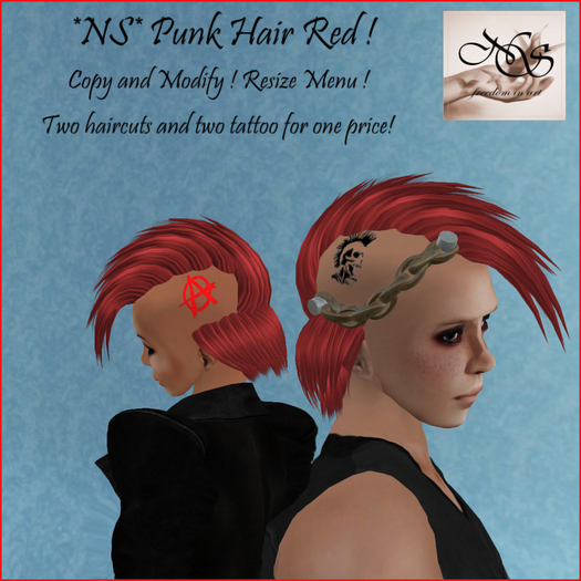 *NS* Punk Hair Red