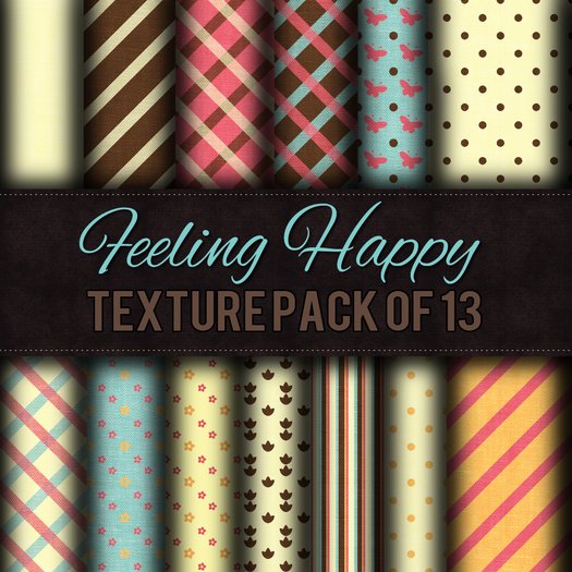 Feeling Happy Texture Pack of 13